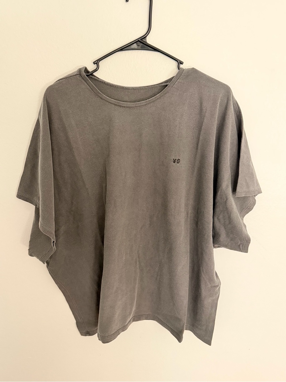 Yeezy Men's Oversized Short Sleeve Tee in Washed Gray